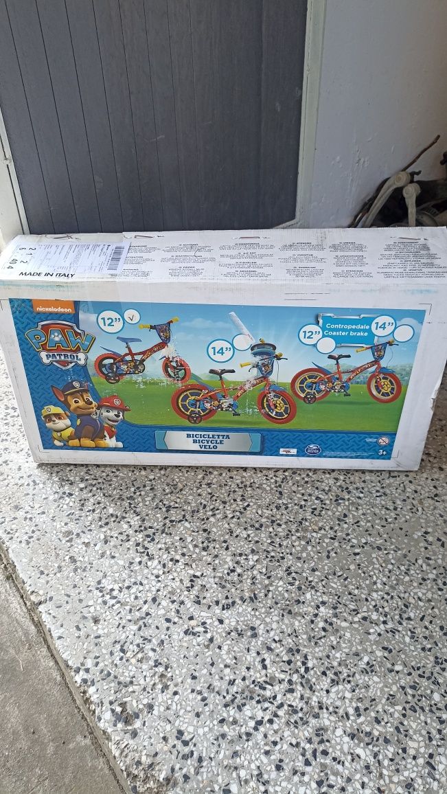 Детско колело 12" PAW Patrol