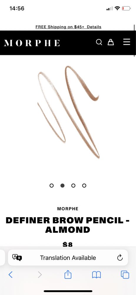 Morphe crema sprancene Brow Cream