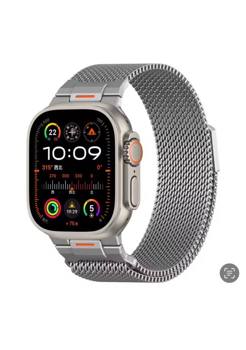 Curea Milanese Strap Titan Compatibila Ceas Apple Iphone Husa Folie