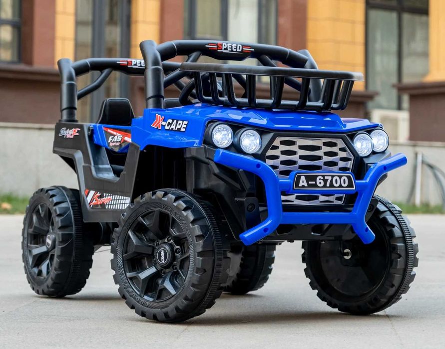 Masinuta electrica 4x4, pt 2-4 ani, CAPE-X, 100W, 12V, scaun tapitat