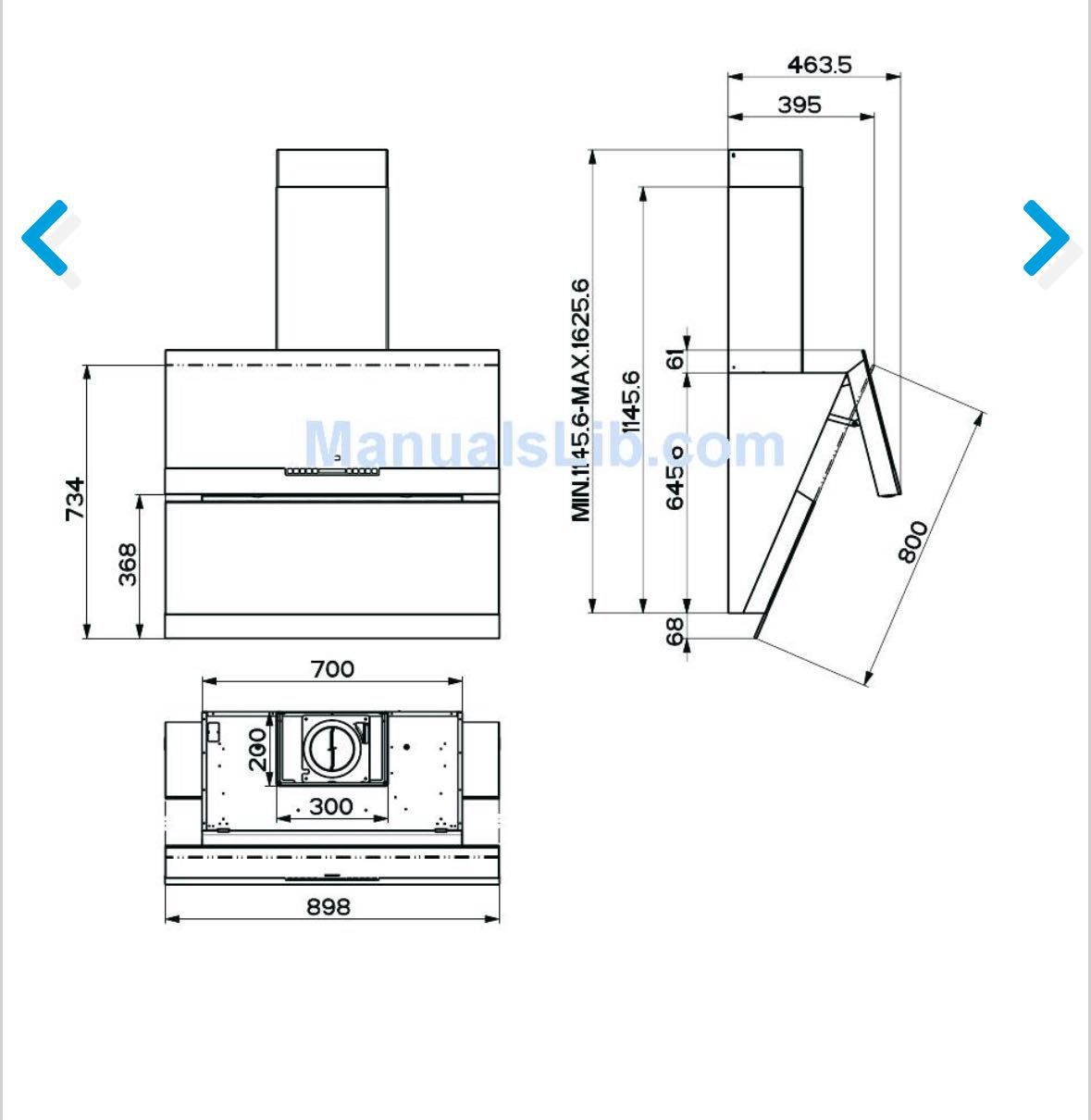 Абсорбатор  Franke FSW 908 TC BK XS