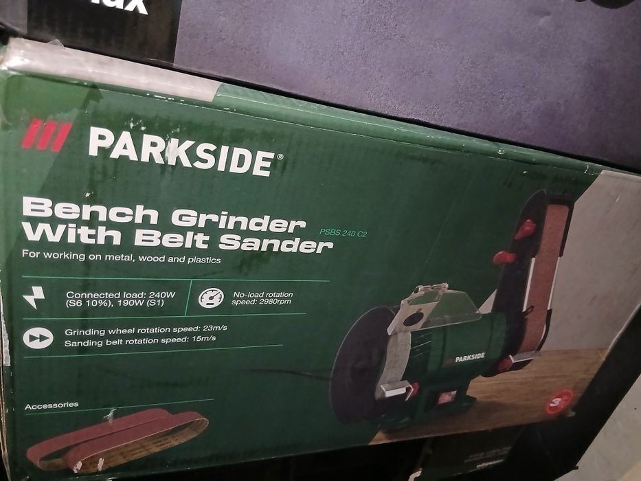 Polizor slefuitor cu banda parkside nou