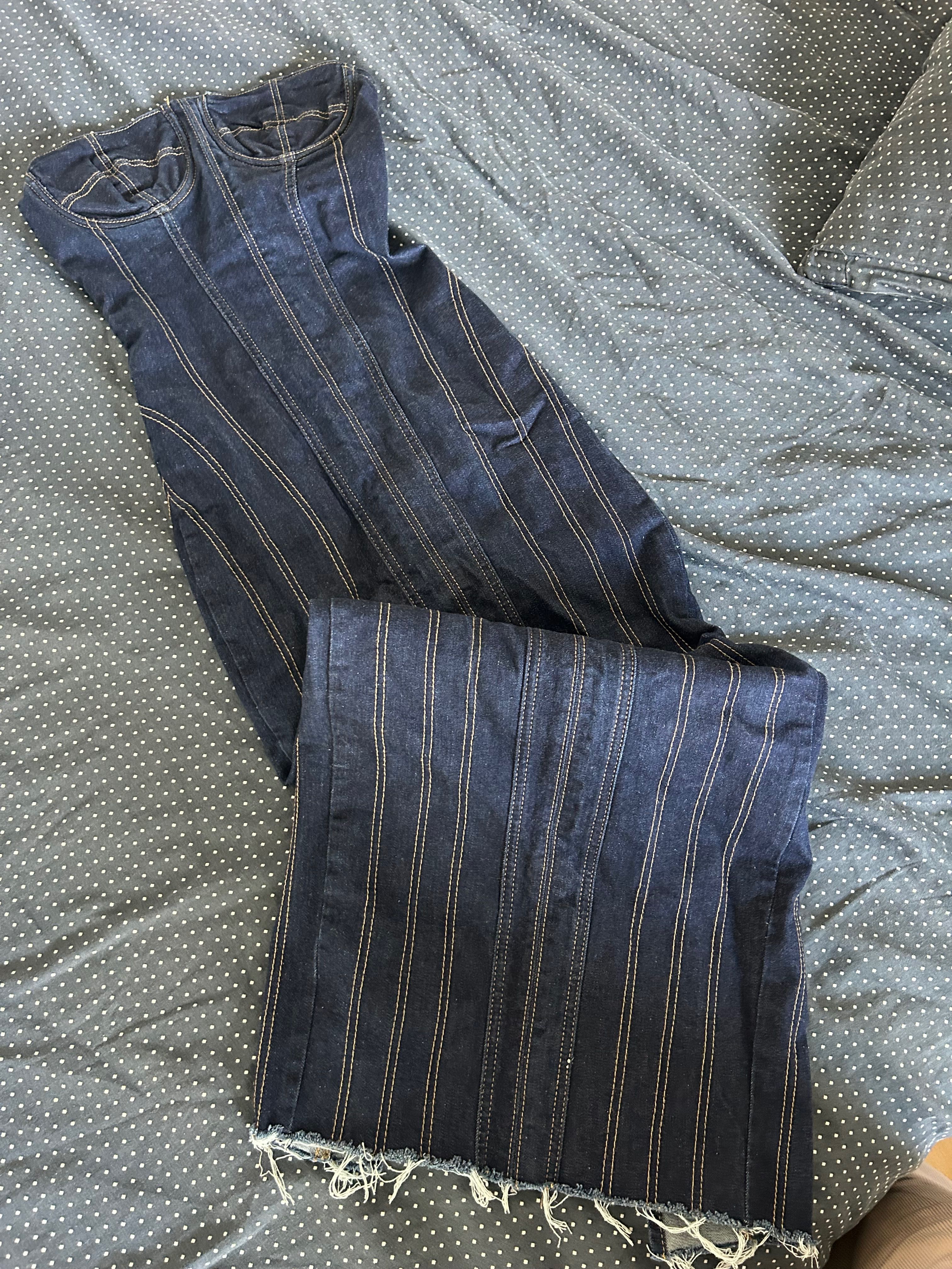 Дънкова рокля Zara XS