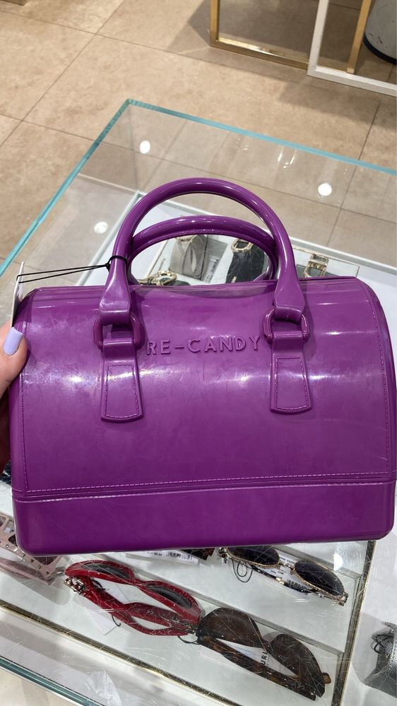 Furla RE-CANDY.100% ориг.С етикети,всичко.ГОЛЕМИЯТ РАЗМЕР