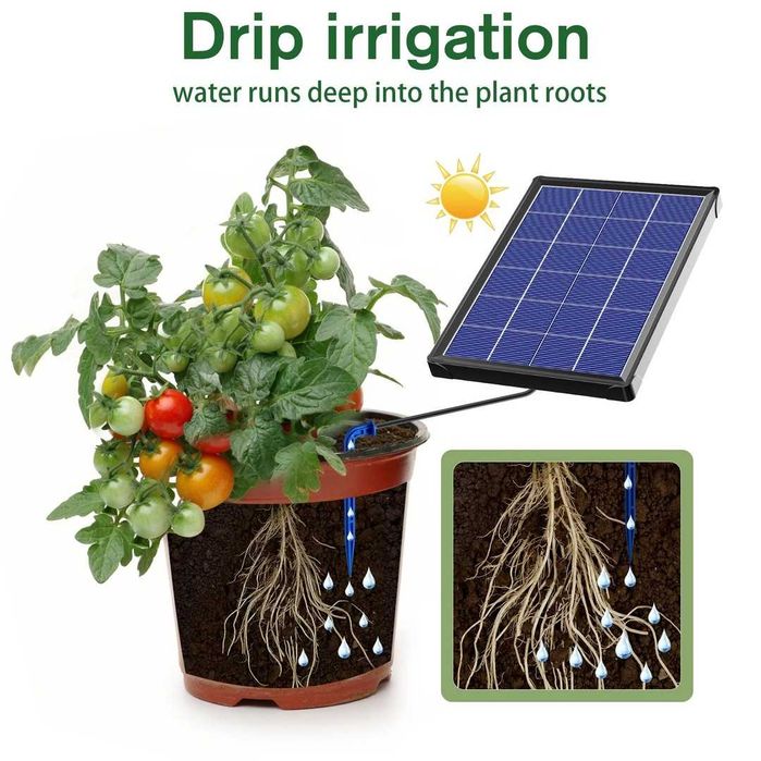 Sistem de irigare solar, sistem de udare solar pentru balcon 15m