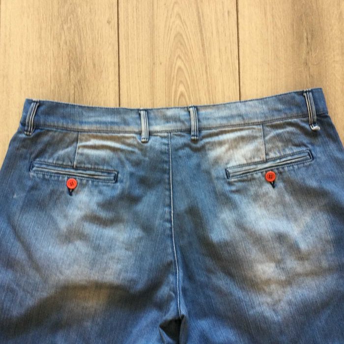 НОВИ оригинални сини дънкови къси гащета бермуди HERRLICHER размер 38