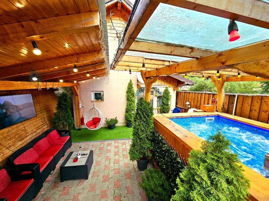 Cabana la Munte cu jacuzzi piscina