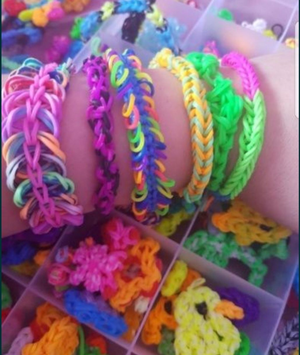 Bratara bratari copii loom bands bijuterii jucarii