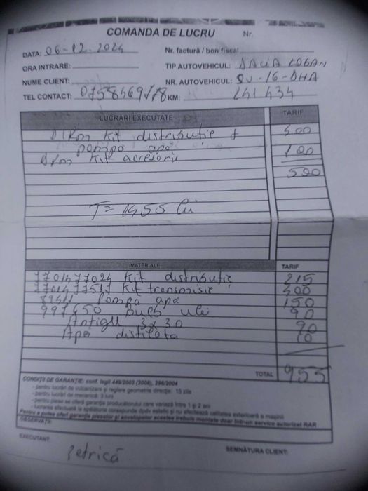 Vand dacia logan 1.4 mpi