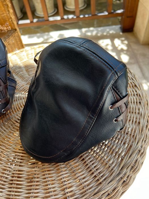 Мъжка шапка кожена