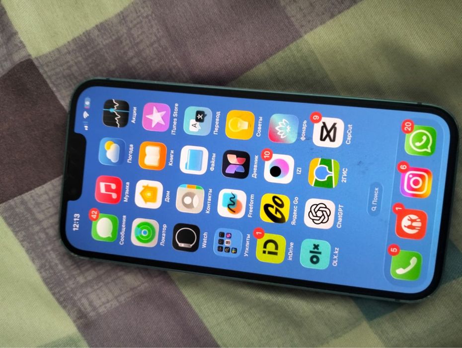 iphone 13 128gb телефон беллый ломбардта болар бағасы 100мын