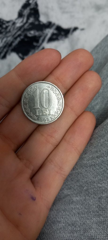 Moneda 10 lei anul 1992