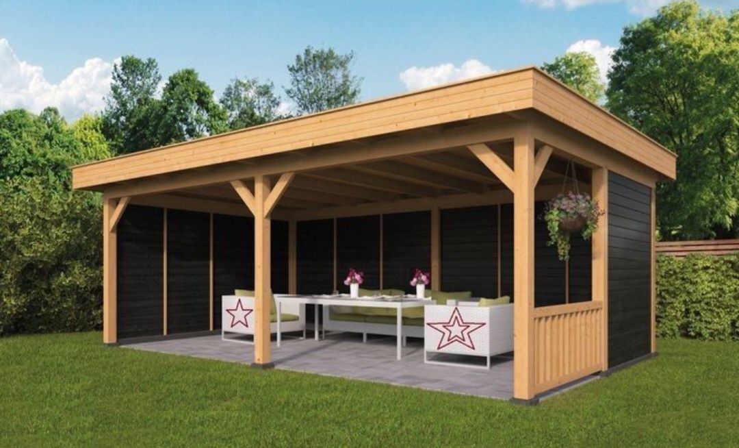 Cabane tip A din lemn