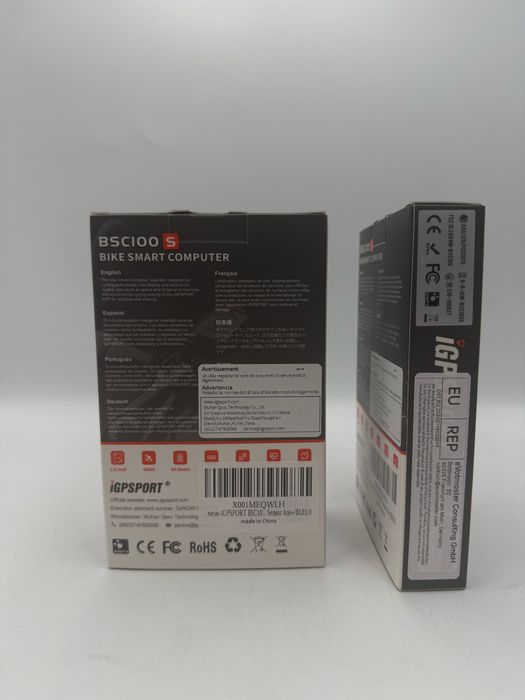 Ciclocomputer iGPSPORT BSC100S, GPS incorporat, Black Sigilat