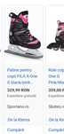 Patine gheata fete FILA X-ONE G reglabile 35-38