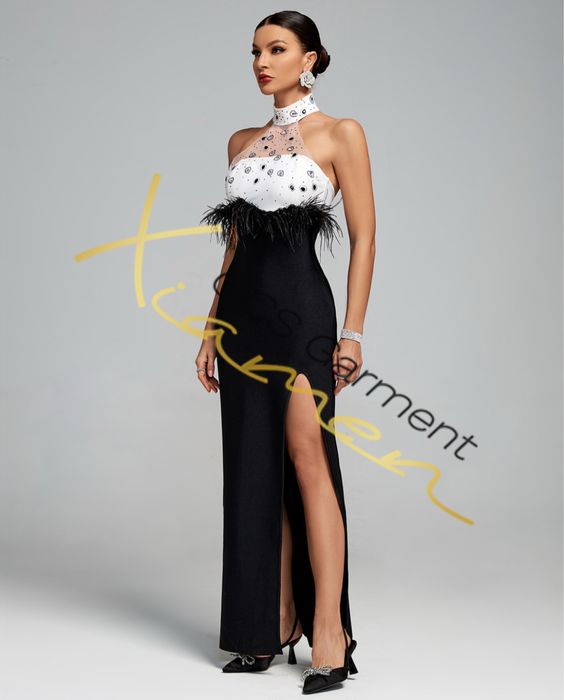 Rochie lunga de seara eleganta