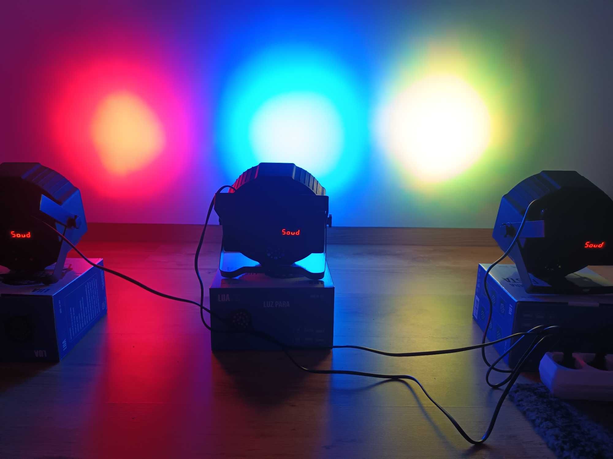 Proiector 18LED-URI joc culori disco*Lumini CLUB/PARTY Senzor sunet