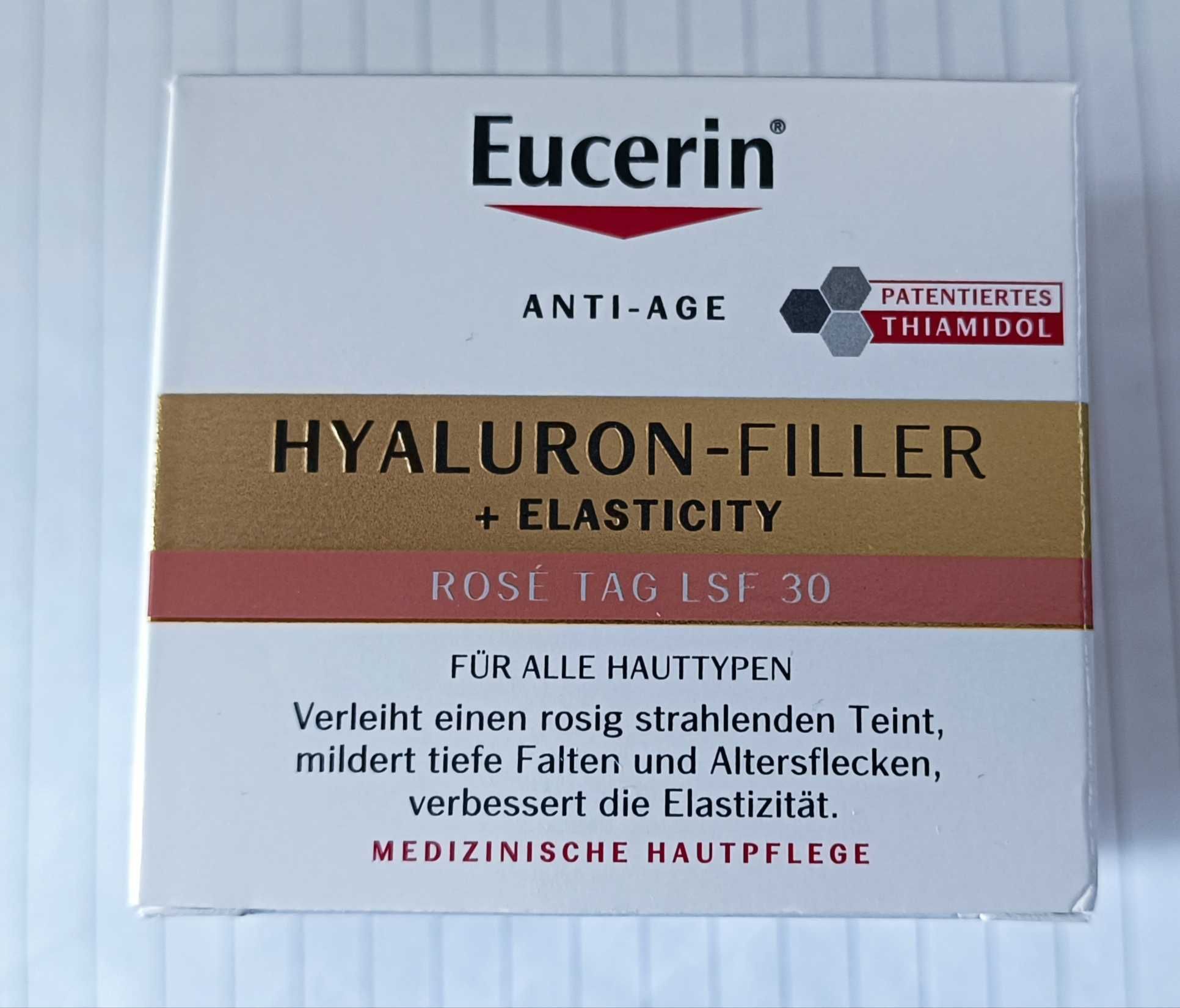 Eucerin Hyaluron-Filler + Elasticity Озаряващ Дневен крем Rose SPF30