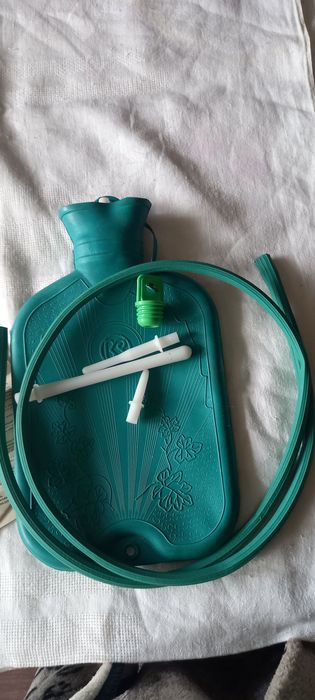 Грелка с пробкой с наконечниками