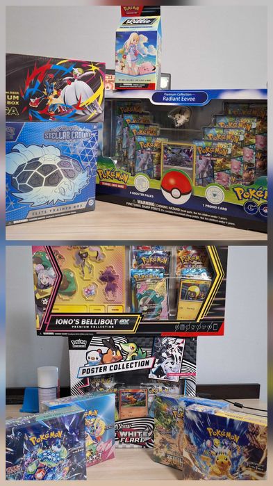 Pokemon Cards Покемон карти НОВИ бустър/промо кутии-английски/японски