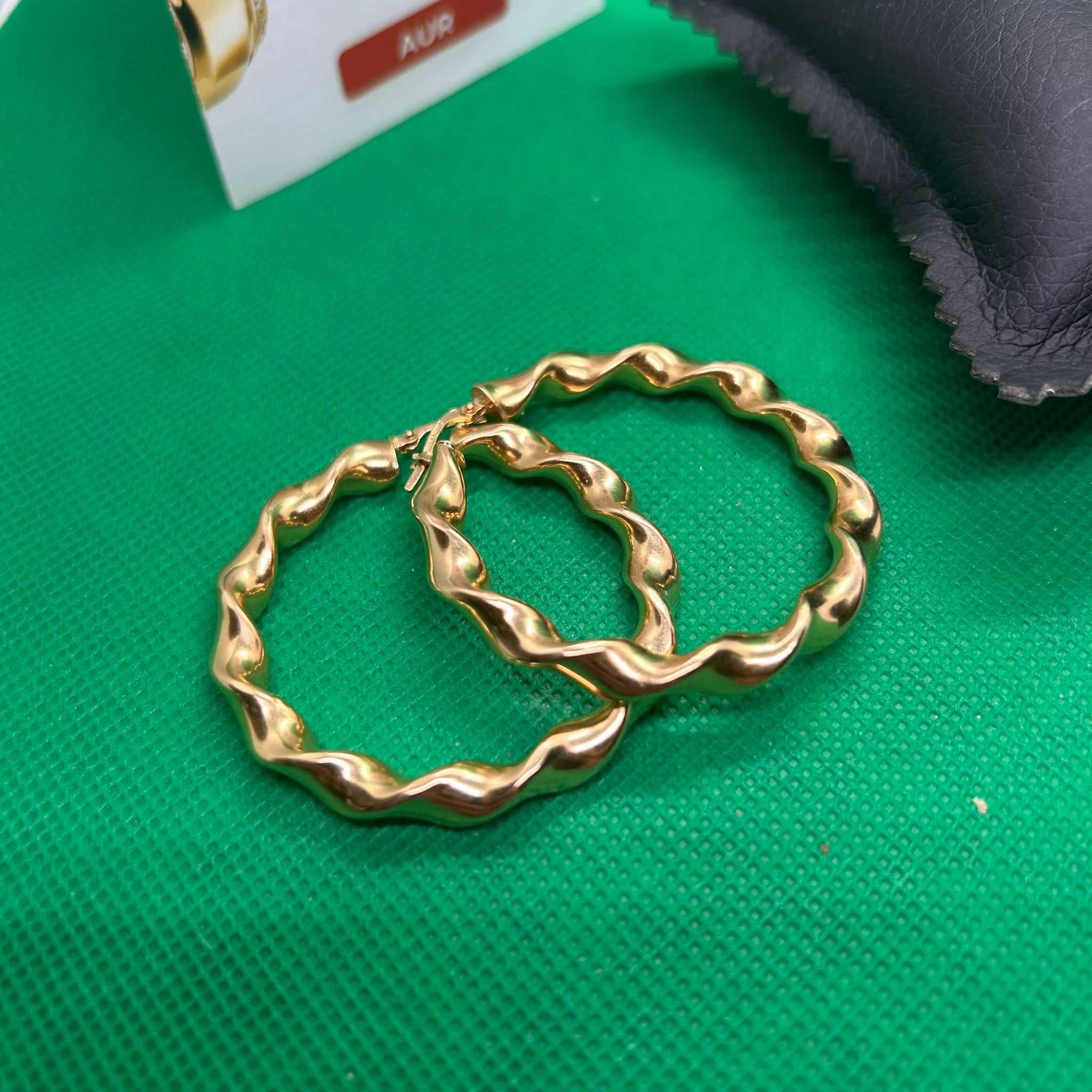(ag15) Cercei aur 18K 8.38g ( b31936.1)