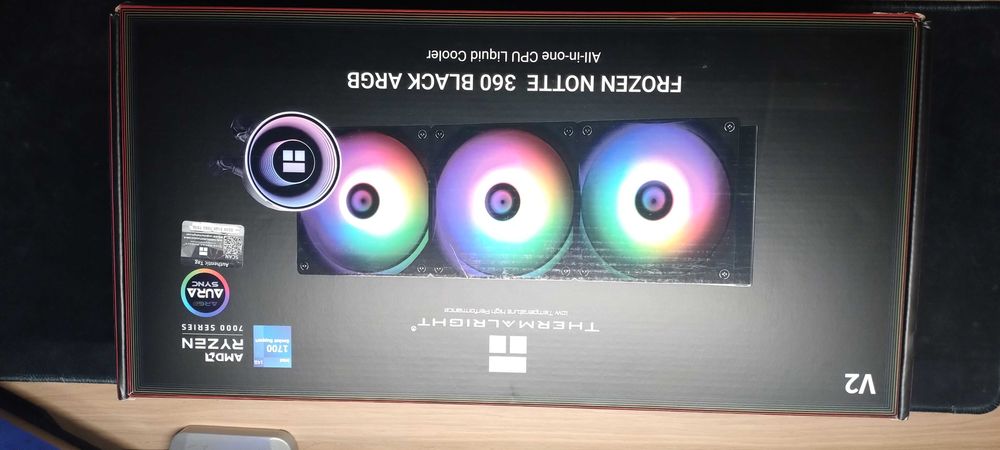Cooler CPU Thermalright Frozen Notte 360 Black ARGB V2