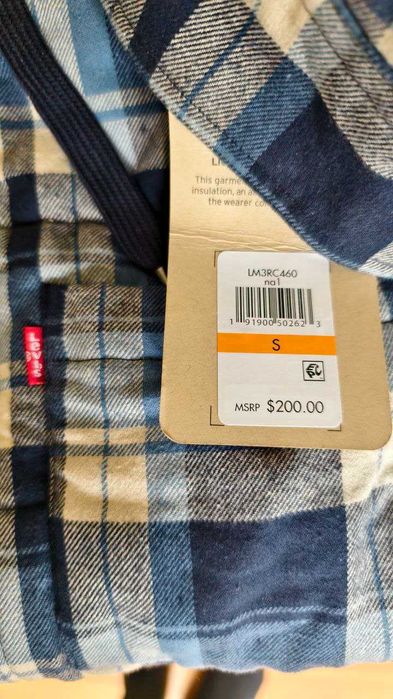 Утепленная куртка-рубашка Levi's. Новая, из США