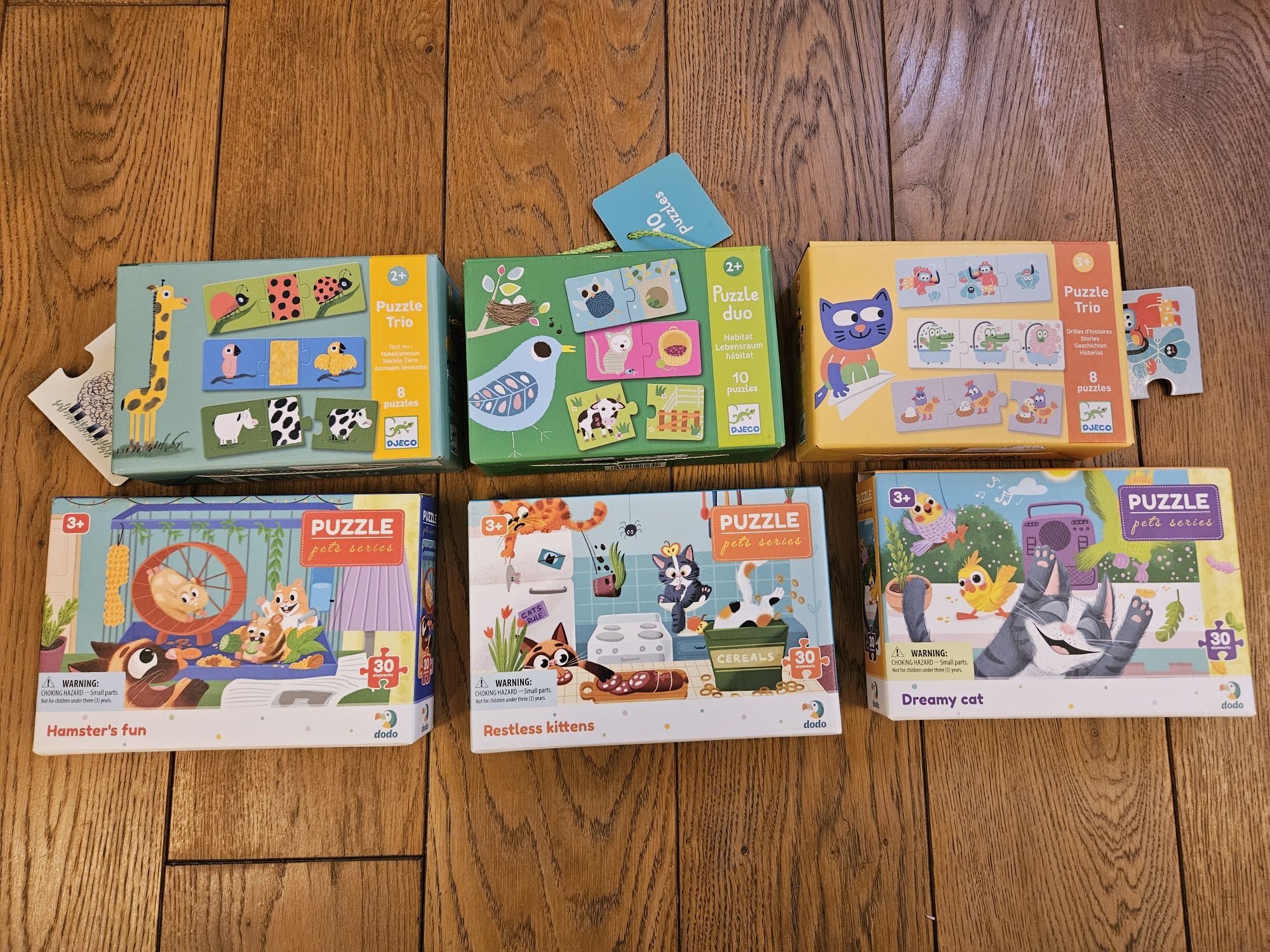Детски пъзели Headu, Djeco, Dodo