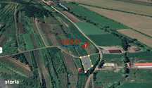 Teren extravilan 1400 mp de vânzare în Șard – deschidere la două străz