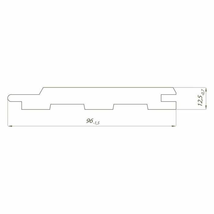 Super Oferta Lambriu BC 12.5X96X0.8M -19 Ron/mp