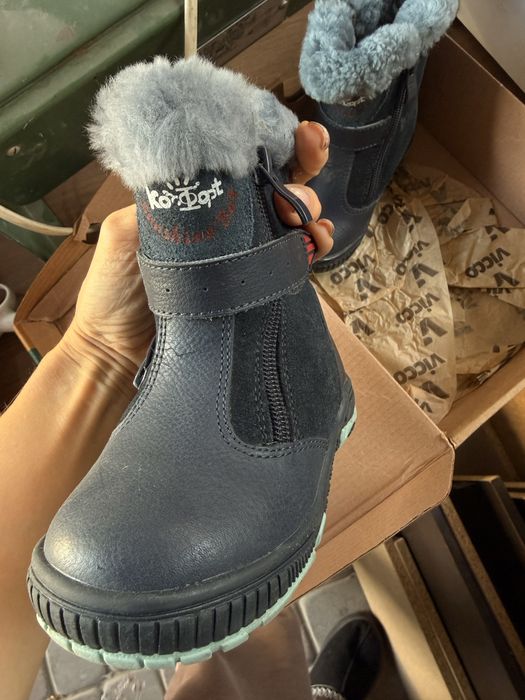 Сапожки детские кожа