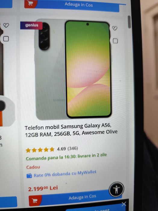 Vand  Samsung A56 5g -stocare 12/256GB