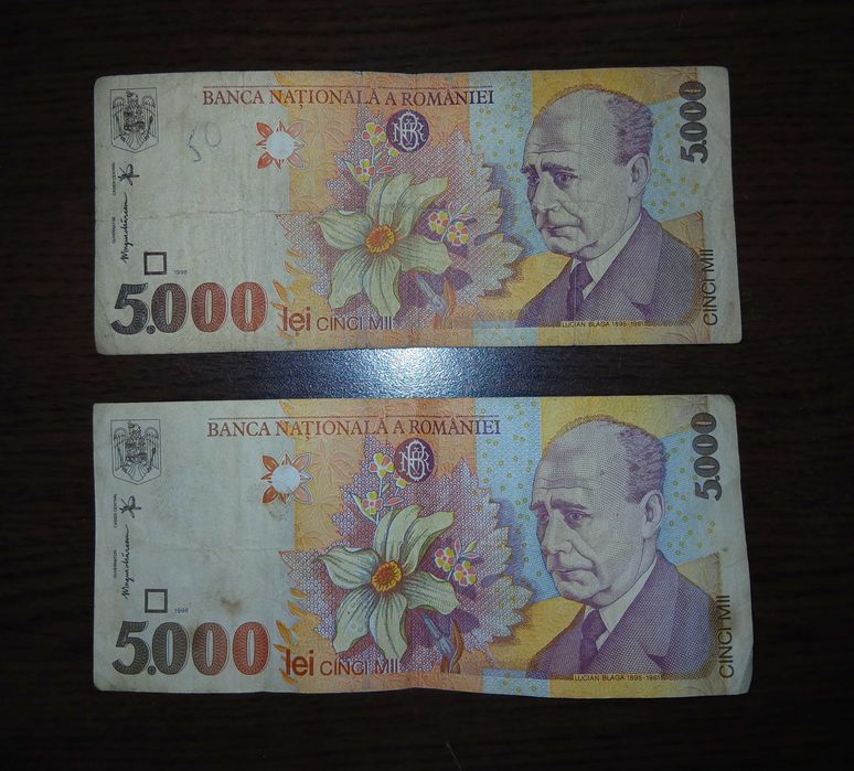 Bancnote lucian blaga