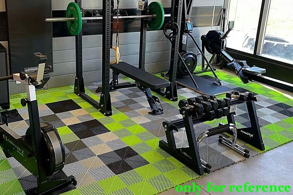 Pardoseala Modulara Ventilata pentru Garaj Depozit Turcoaz