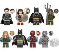 Set 8 Minifigurine tip Lego DC Super Heroes cu Batman si Cyborg