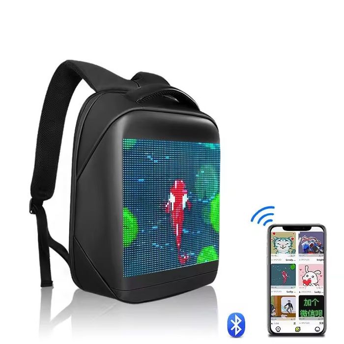 Школный рюгзак умный дисплей лед экрано