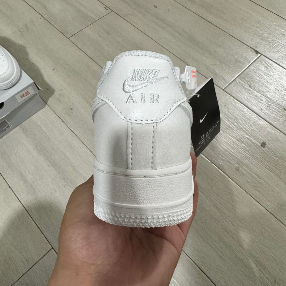 Adidasi Nike AirForce 1 Low Full White Unisex Noi PREMIUM