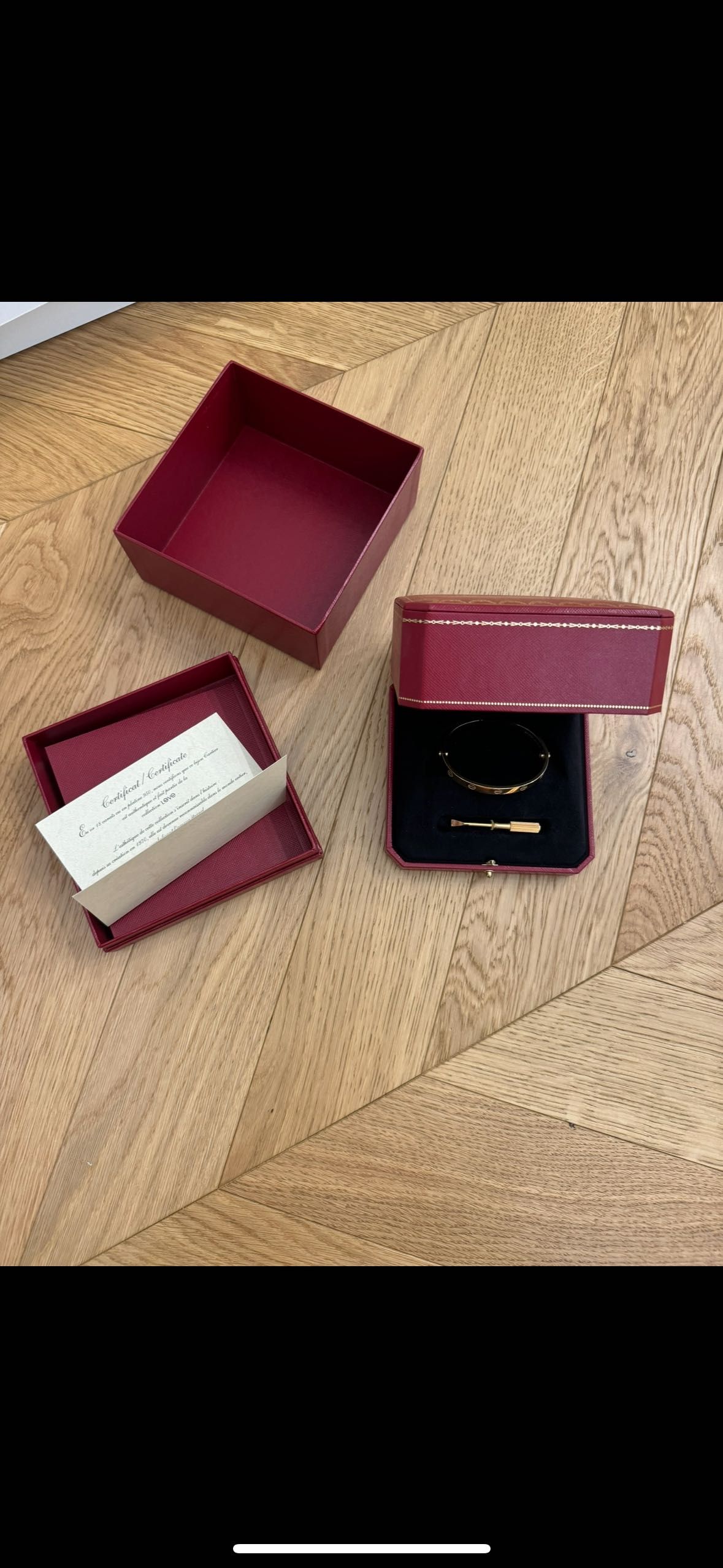 Гривна Cartier Love, classic model,размер 17