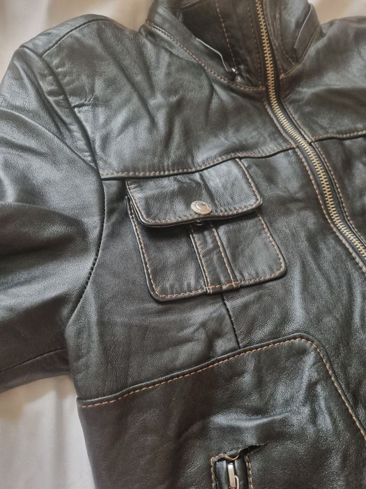 Geaca piele marimea M, stare foarte bun