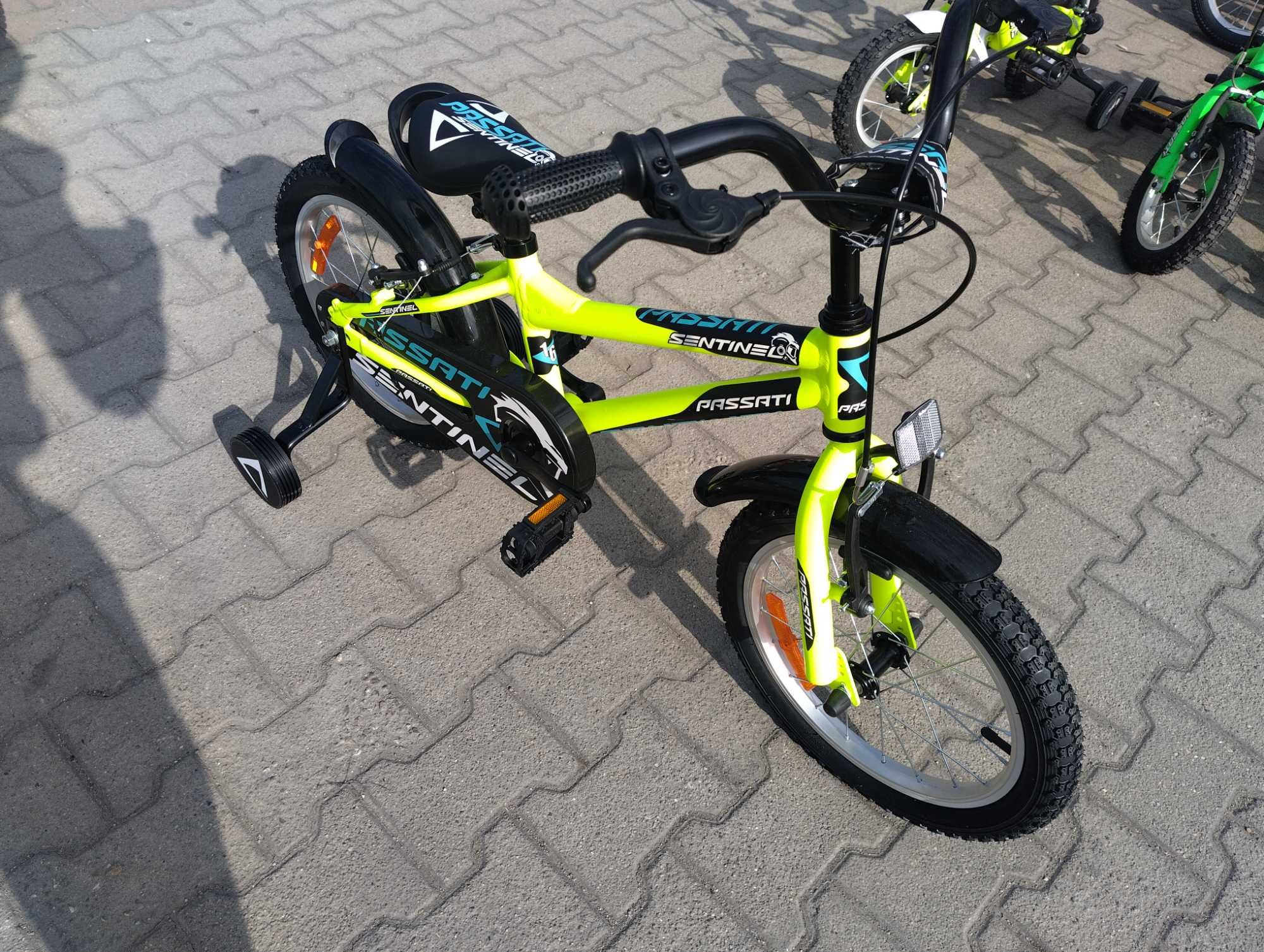 PASSATI Алуминиево детско колело 16" SENTINEL жълт