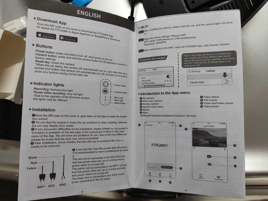 Видеорегистратор Dash cam за Тойота Корола Крос