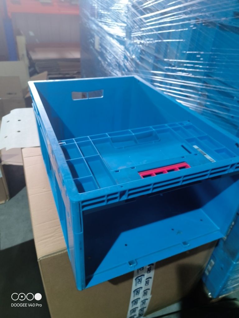 Cutii plastic EURO 60/40/h25cm cu deschidere