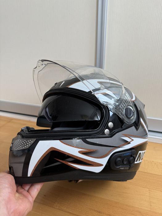 Casca moto Nolan S Sistem comunicare intercom Ncom pinlock motocicleta