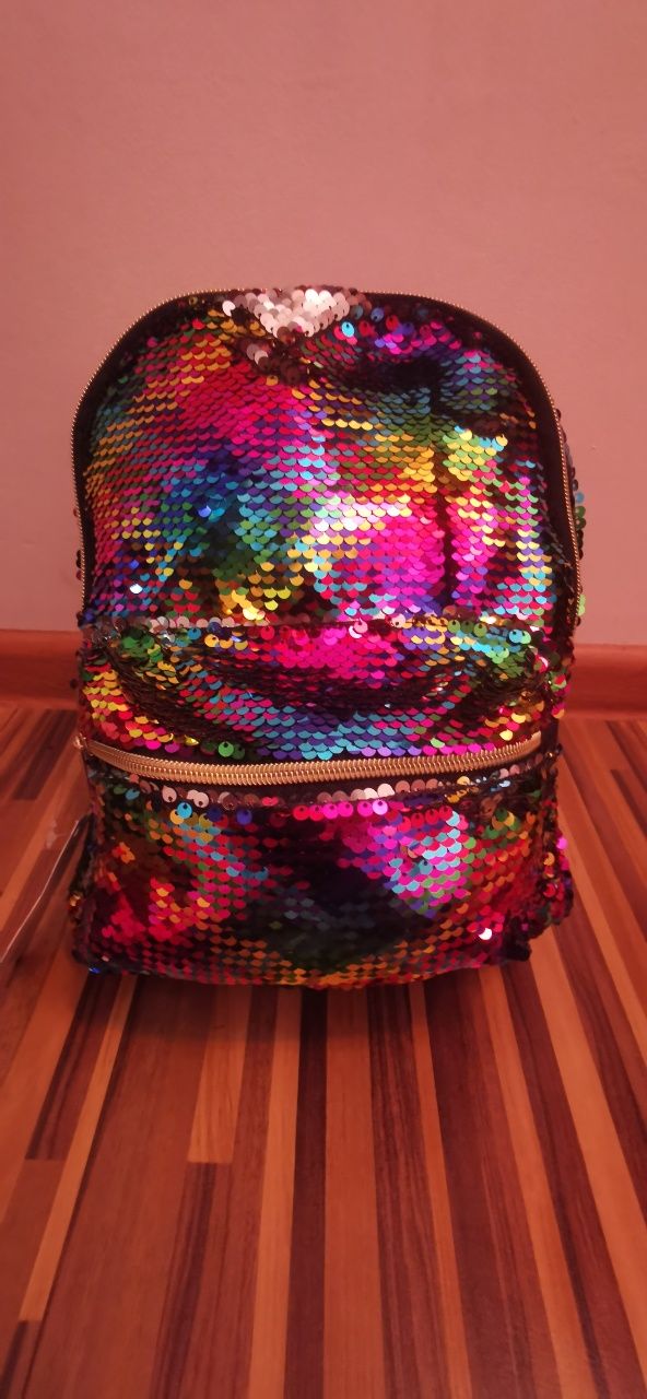 Rucsac paiete multicolor