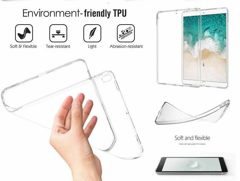 Husa Transparenta Silicon Moale iPad Mini,Air,5,6,7,8,PRO 10,5,11,12,9