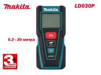 Ролетка лазерна 30м, +/-2.0 мм, Makita LD030P, 2x1.5V