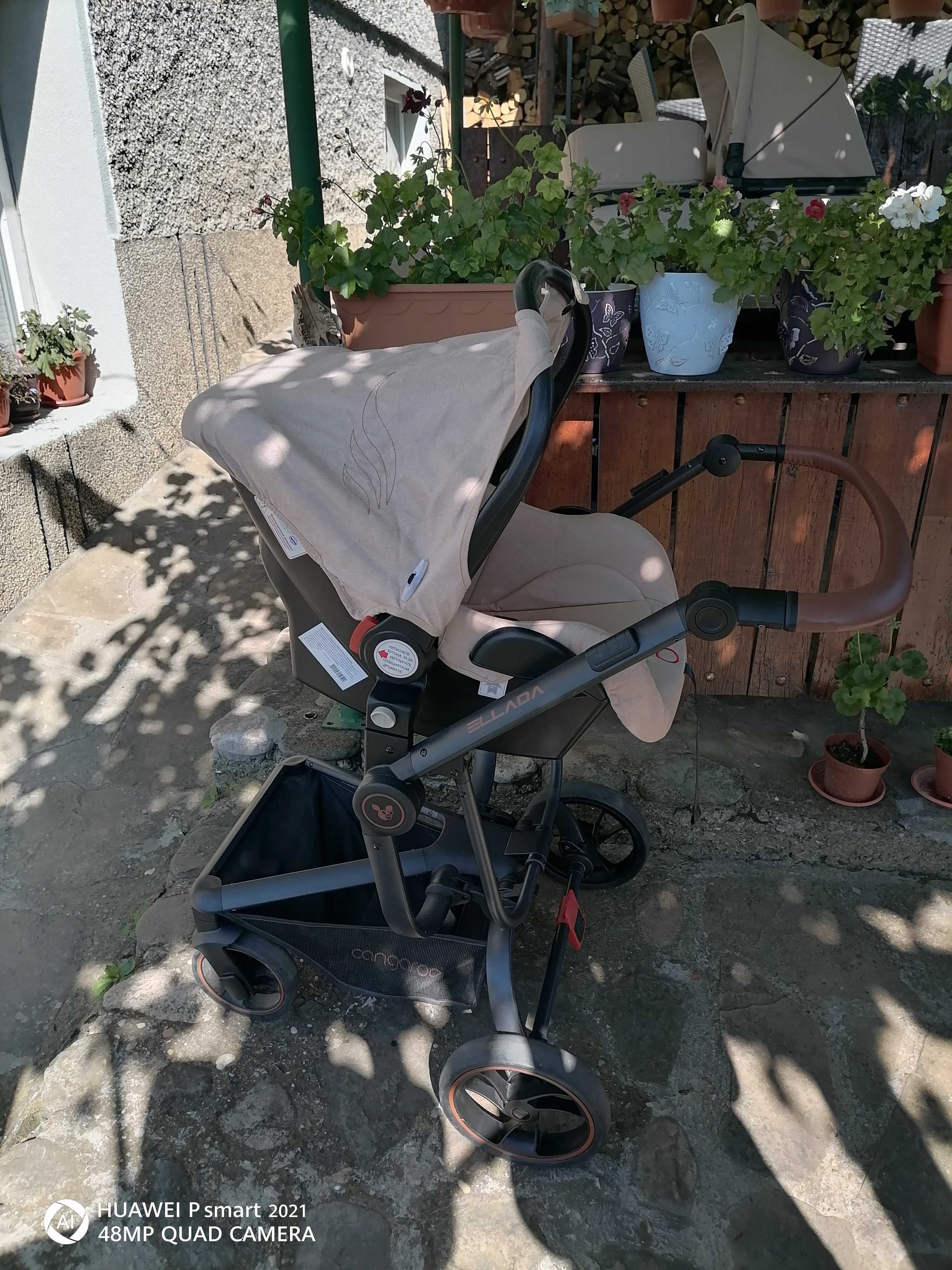 Бебешка количка еллада кангароо 3в1