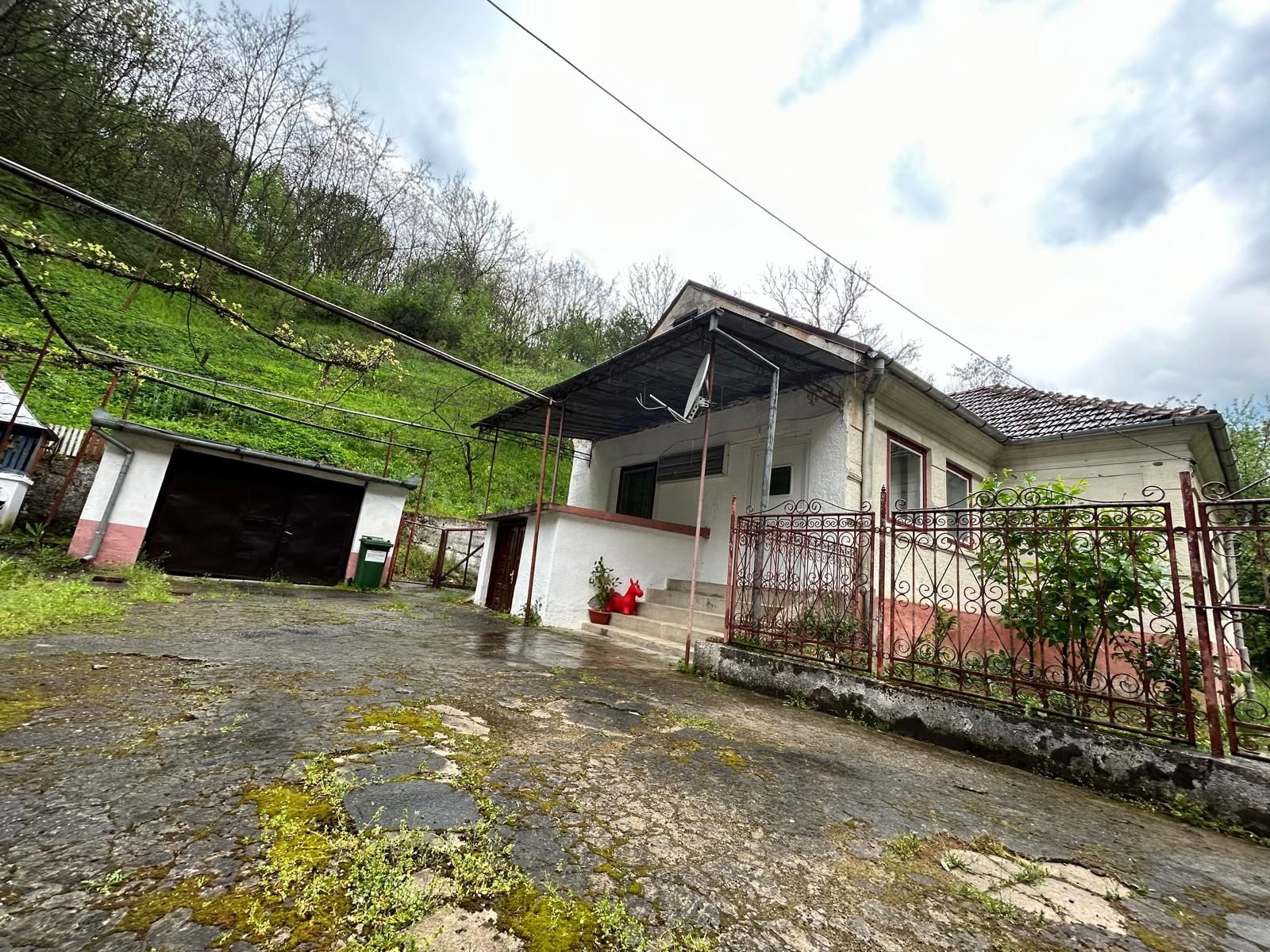 Casa la tara inconjurata de verdeata