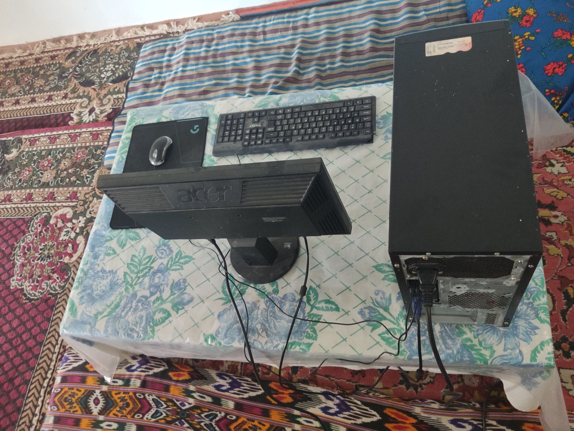 Kompyuter PC, H61 plata, DDR 3, Intel Pentium, 4 GB+250 GB Xotira