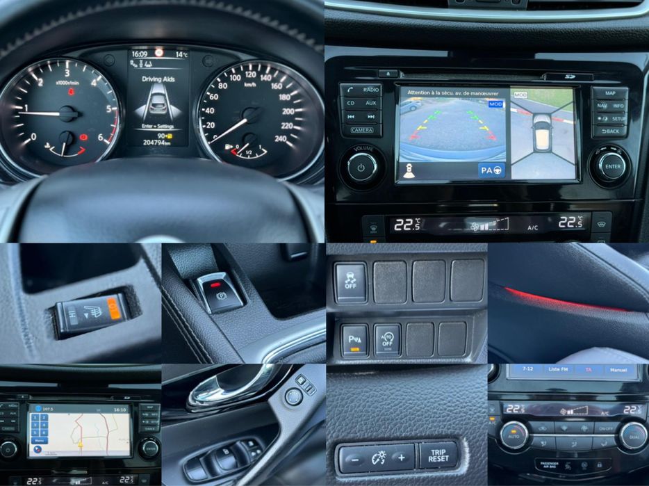 Nissan Qashqai Tekna, Panoramic, Cameră 360°, Piele